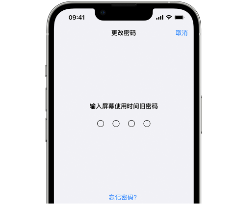 洛阳iPhone屏幕维修分享iPhone屏幕使用时间密码忘记了怎么办 