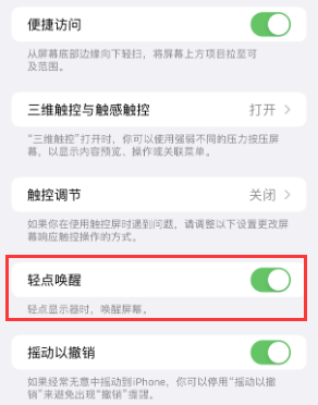 洛阳苹果授权维修站分享iPhone轻点无法唤醒怎么办