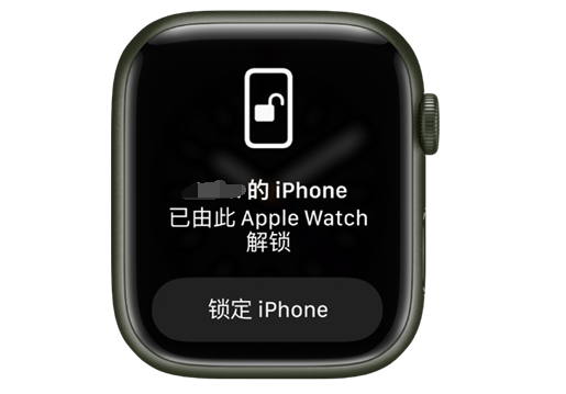 洛阳苹果手机维修分享用 AppleWatch 解锁配备面容 ID 的 iPhone方法 