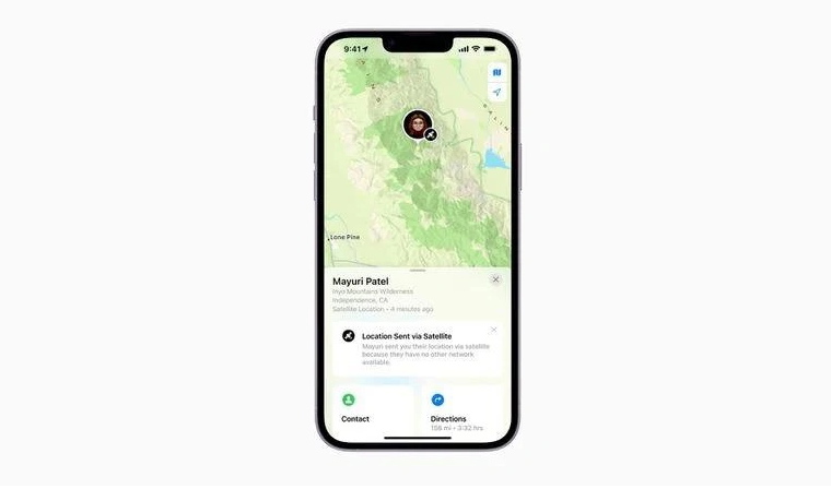 洛阳苹果14维修分享iPhone14系列中 FindMy功能通过卫星分享位置方法教程 