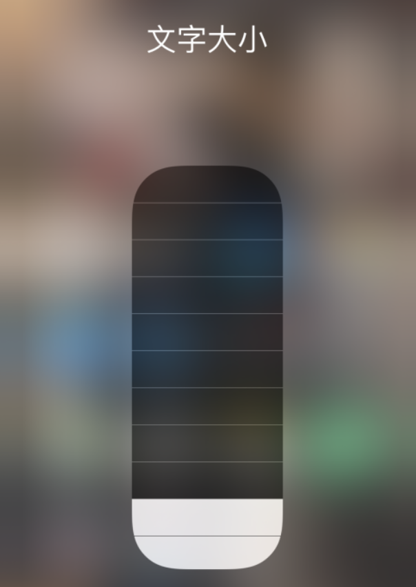 洛阳苹果手机维修分享小技巧：在 iPhone 控制中心快速调节字体大小 