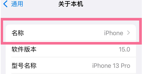 洛阳苹果13维修分享iPhone 13热点名字设置教程 